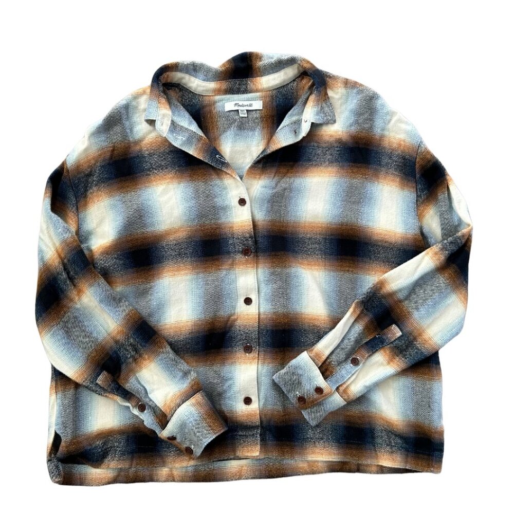 Madewell Flannel Westlake Shirt in Allen Plaid XXS